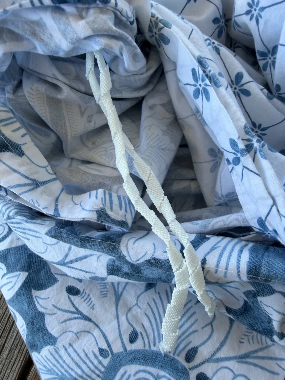 Pottery Barn Marcel Medallion Reversible King Duvet Cover Organic Cotton GUC